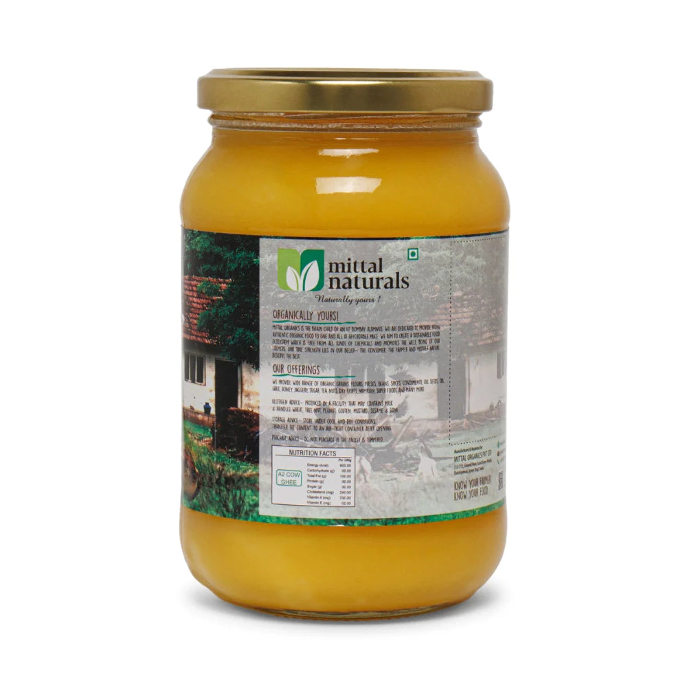 A2 Cow Ghee (A2 गाय का घी) (0.5L) (Pack of 2)