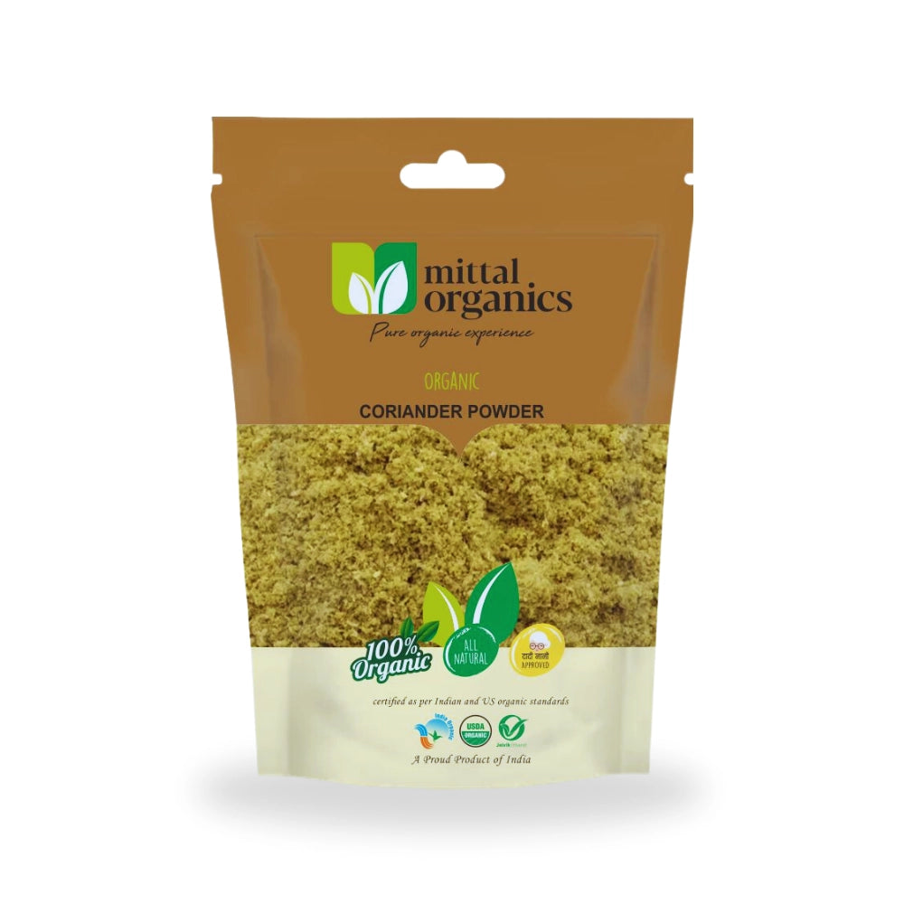Organic Coriander Powder (Dhaniya) (धनिया पाउडर) – Mittal Organics