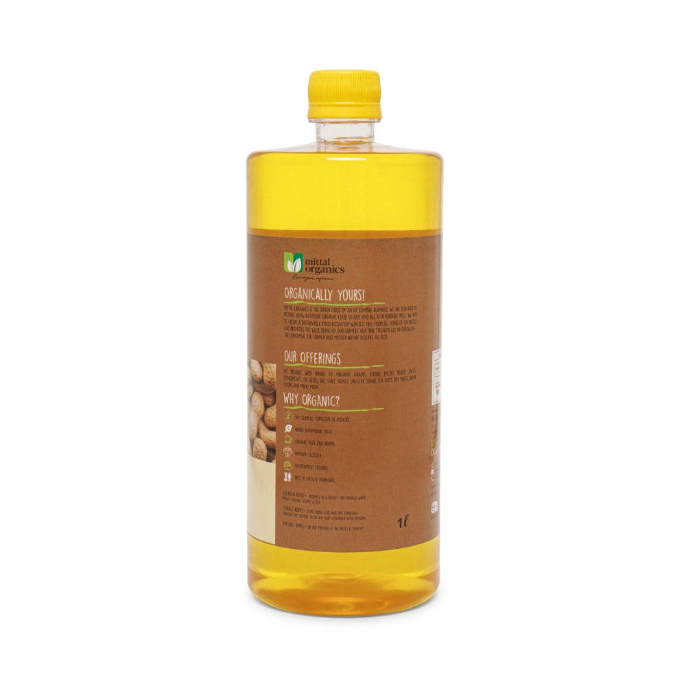 Organic Groundnut Oil (Moongaphalee) (मूँगफली का तेल)