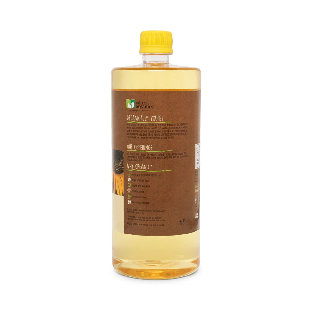 Organic Sunflower Oil (Sooraj Mukhee) (सूरजमुखी का तेल)