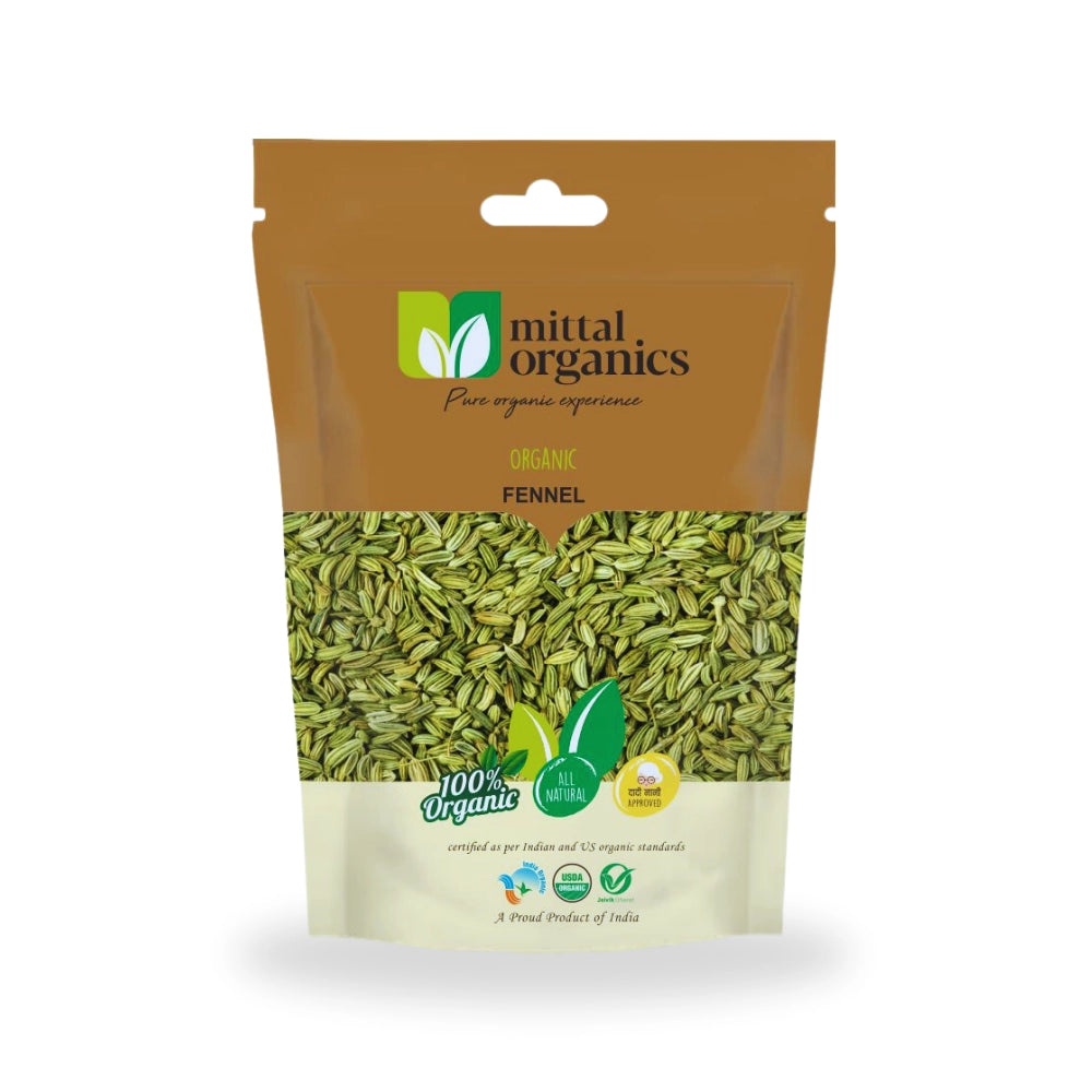 Organic Fennel (Saunf) (सौंफ)