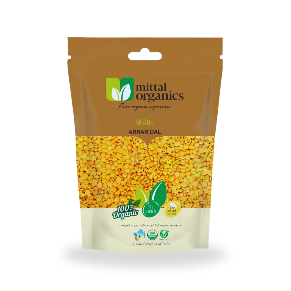 Organic Arhar (Tur) Dal (अरहर (तुवर) दाल)