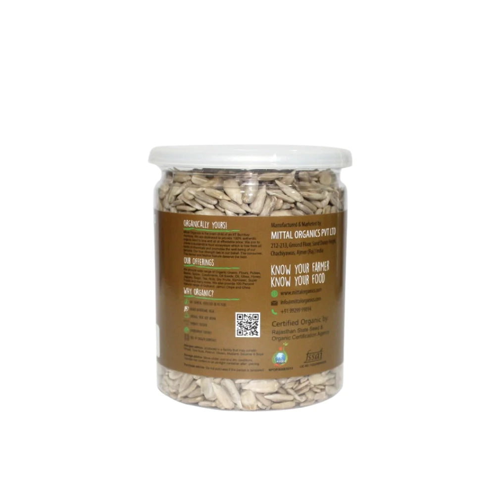Organic Sunflower Seed (Sooraj Mukhee) (सूरजमुखी बीज) (300gm) (Pack of 2)