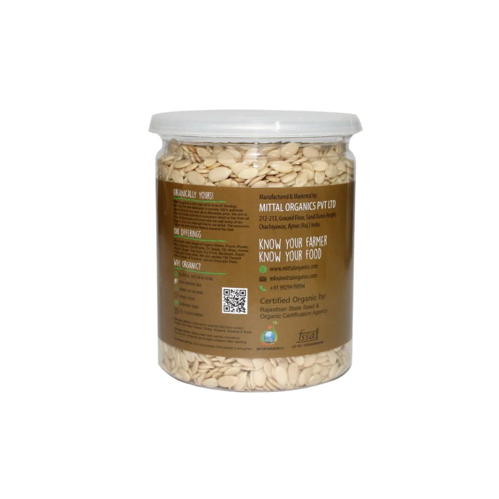 Organic Watermelon Seed (Tarabooj) (तरबूज़ बीज) (300gm) (Pack of 2)