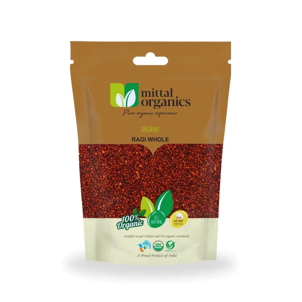 Organic Ragi Whole (रागी) (900gm) (Pack of 2)