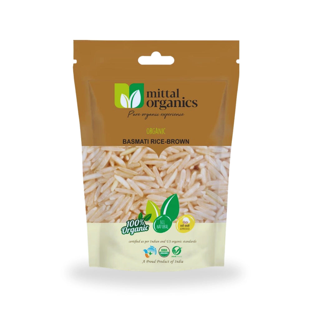 Organic Basmati Rice Brown (बासमती चावल ब्राउन)