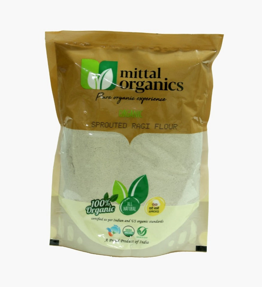 Sprouted Ragi Flour 0.5KG (Pack of 2)