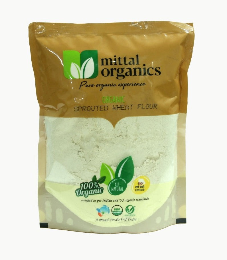 Sprouted Wheat Flour - 0.5Kg (Pack of 2)