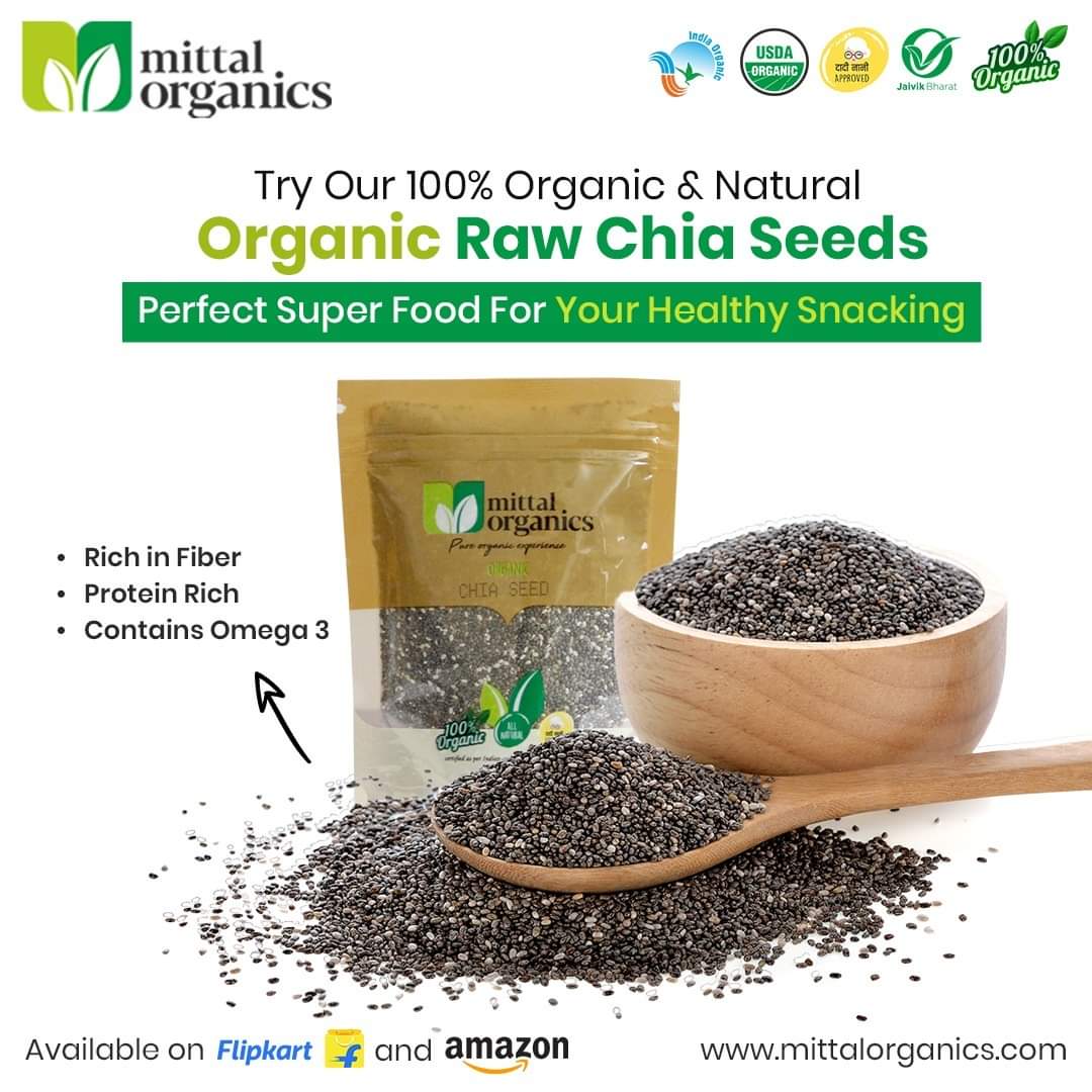Organic Chia Seed (चिया बीज)