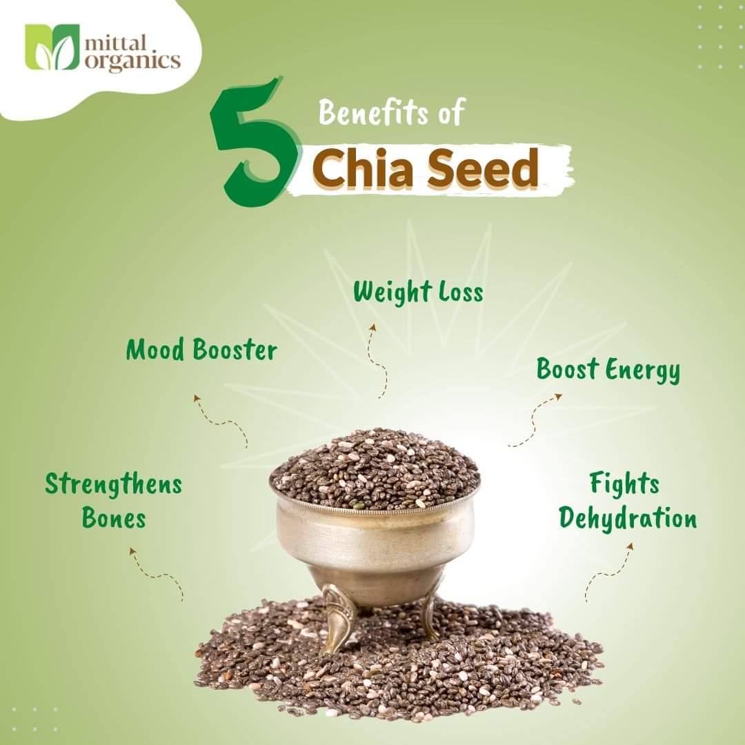 Organic Chia Seed (चिया बीज)