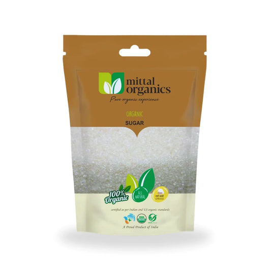 Organic Sugar White (Chini) (शक्कर) (850gm) (Pack of 2)