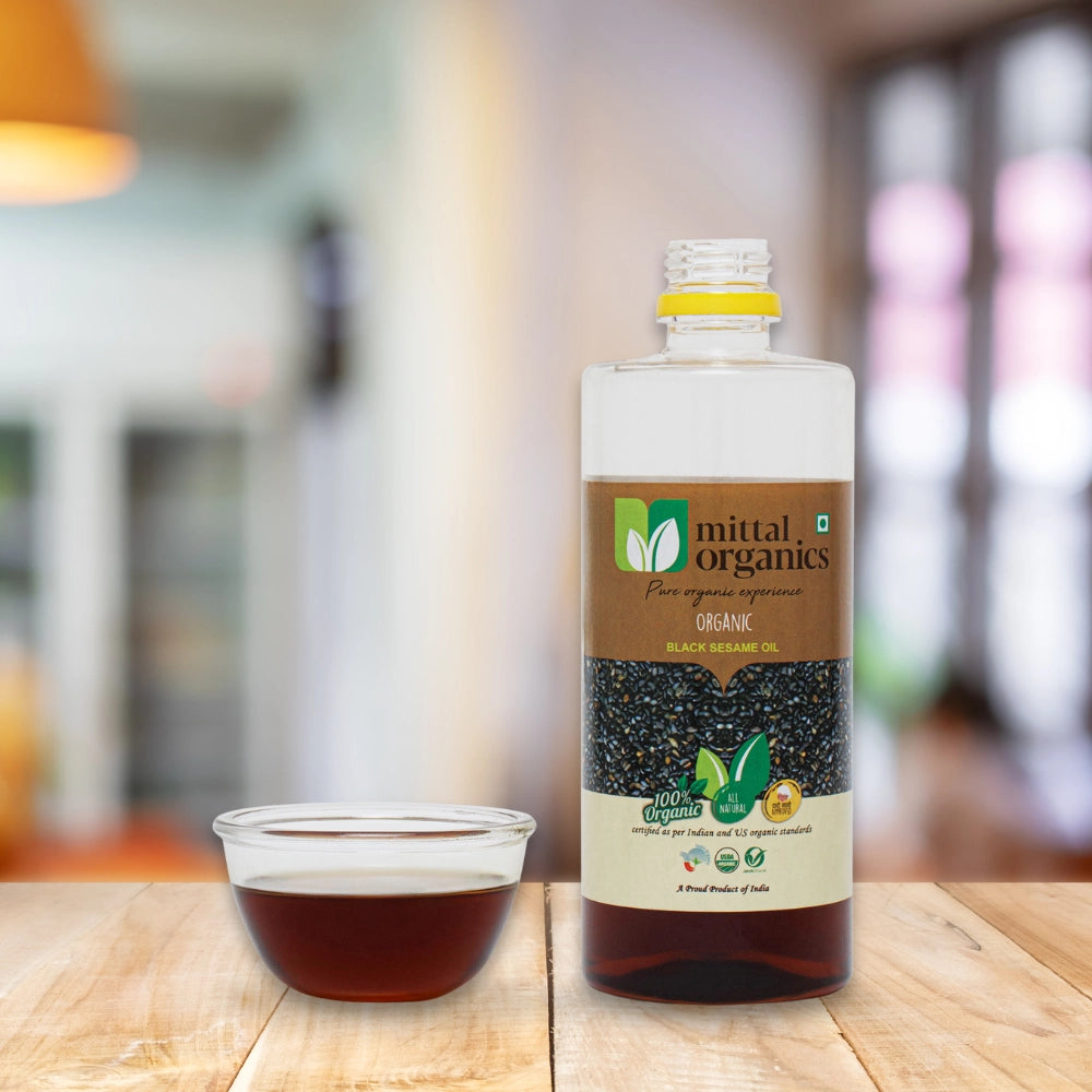Organic Black Sesame Oil (Til) (काले तिल का तेल)
