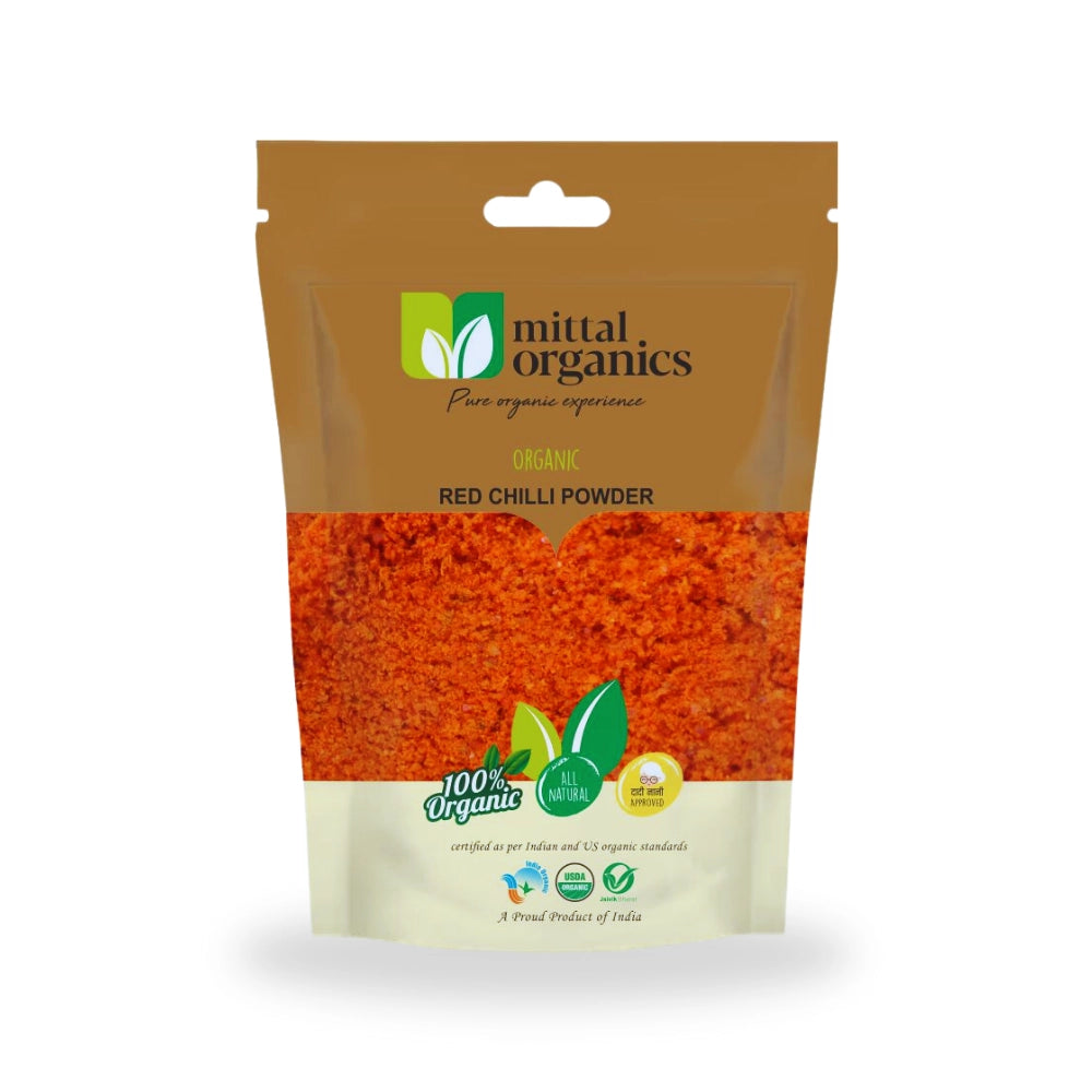 Organic Red Chilli Powder (Lal Mirch) (लाल मिर्च पाउडर)