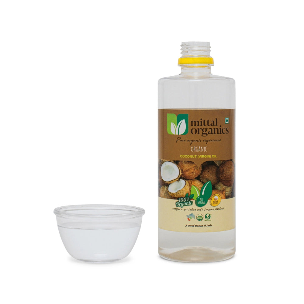 Organic Coconut Virgin Oil (Naariyal) (नारियल तेल (वर्जिन))