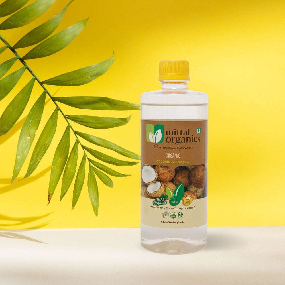 Organic Coconut Virgin Oil (Naariyal) (नारियल तेल (वर्जिन))