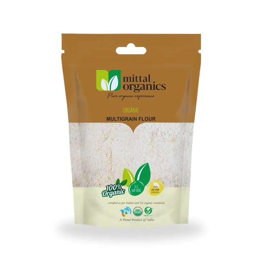 Organic Multi Grain Flour (मिस्सी (मल्टीग्रेन) आटा) (900gm) (Pack of 2)