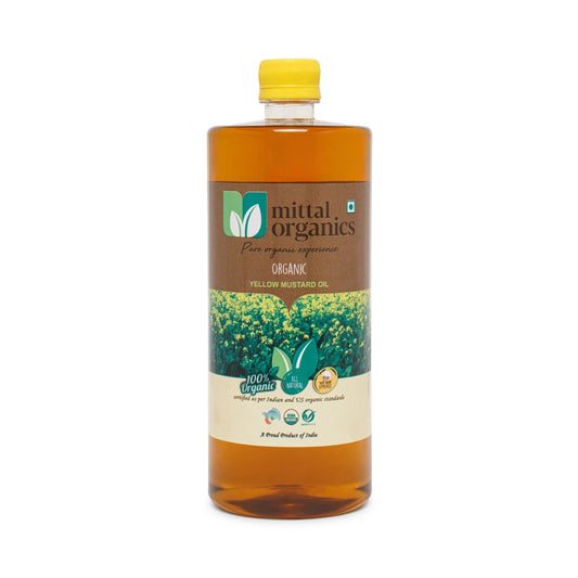 Organic Yellow Mustard Oil (Sarason) (पीली सरसो तेल)