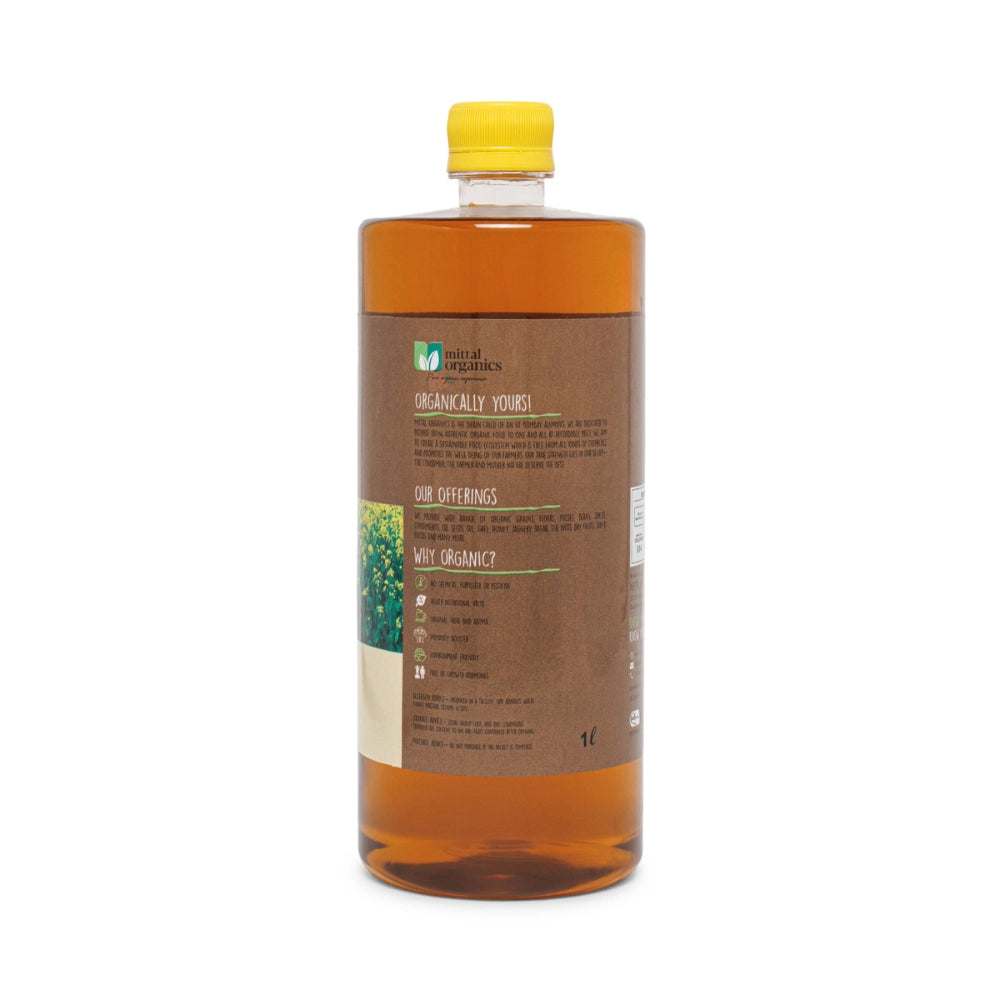 Organic Yellow Mustard Oil (Sarason) (पीली सरसो तेल)