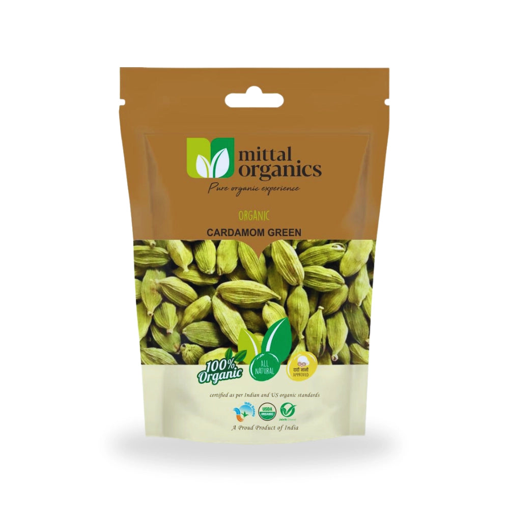 Organic Cardamom Green (Elaichi) (इलायची)