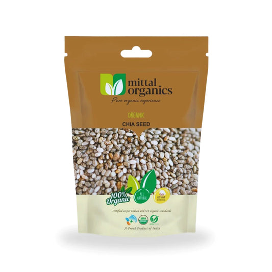 Organic Chia Seed (Sabja) (चिया बीज) (350gm) (Pack of 2)