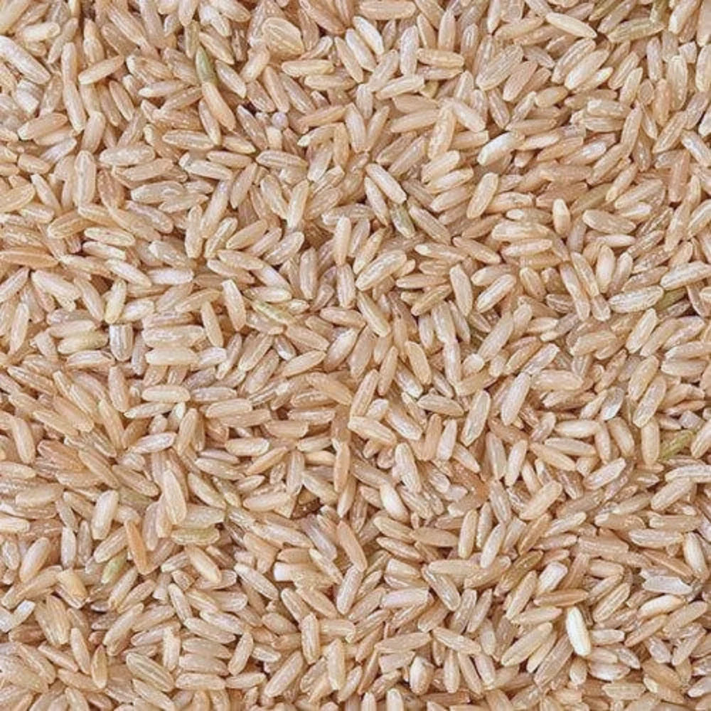 Organic Basmati Rice Brown (बासमती चावल ब्राउन) (850gm) (Pack of 2)