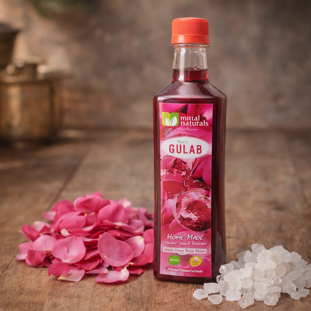 Mittal Naturals Ruh E Gulab Sharbat (गुलाब शरबत)