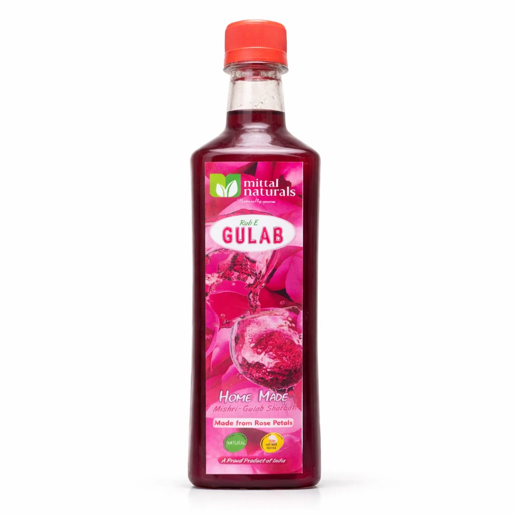 Mittal Naturals Ruh E Gulab Sharbat (गुलाब शरबत)
