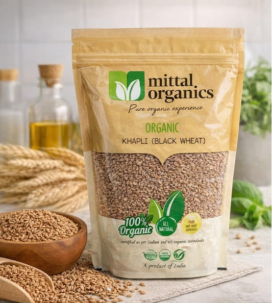 Mittal Organics Black wheat Whole (Khapli) 900GM