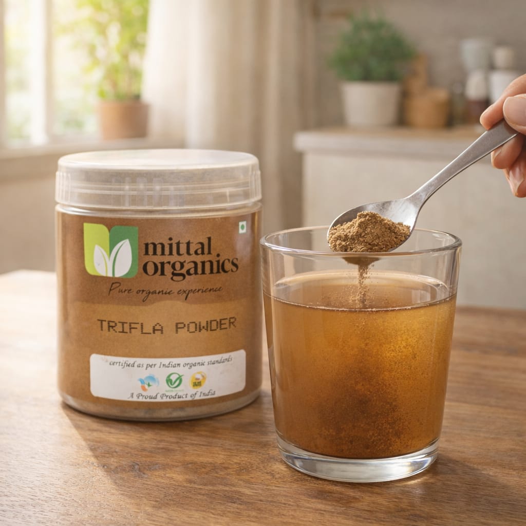 Organic Trifla Powder (त्रिफला पाउडर)