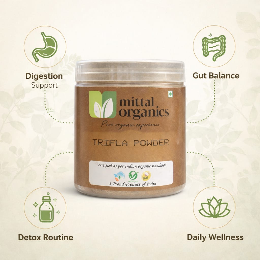 Organic Trifla Powder (त्रिफला पाउडर)