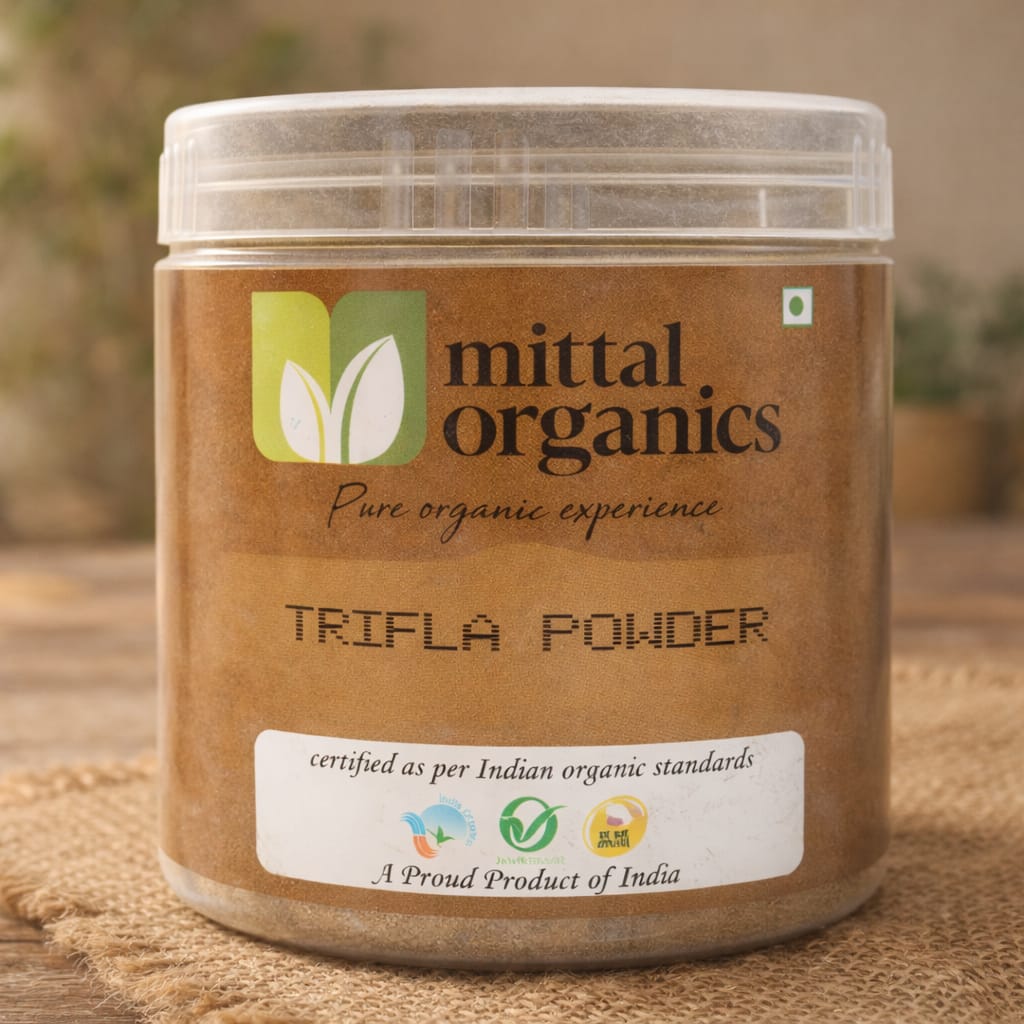 Organic Trifla Powder (त्रिफला पाउडर)