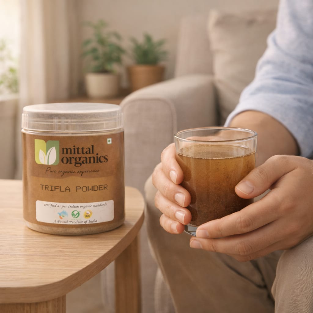 Organic Trifla Powder (त्रिफला पाउडर)