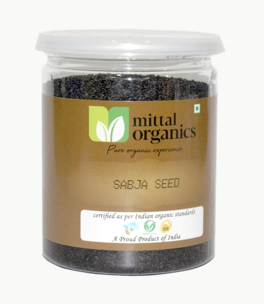 Organic Sabja Seed (सब्जा बीज) (350gm) (Pack of 2)