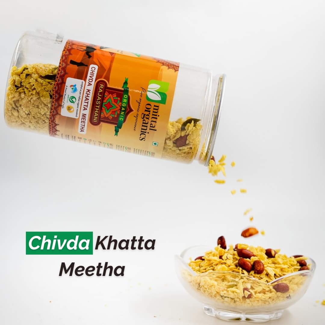 Organic Chivda Khatta Meetha (चिवड़ा खट्टा मीठा)